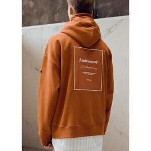 Andersson Bell Orange Hoodie Contemporary Autumn Winter Collection 2018 Small